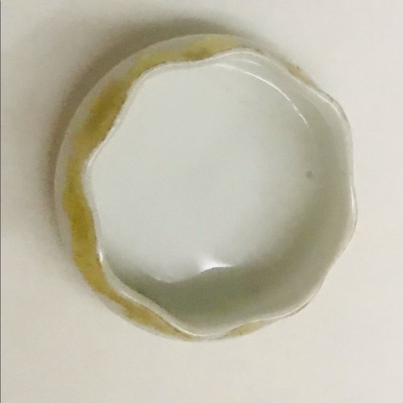 Limoges Miniature Serving Dish made in France 24k Gold Trim Design Hand Painted - Picture 9 of 16